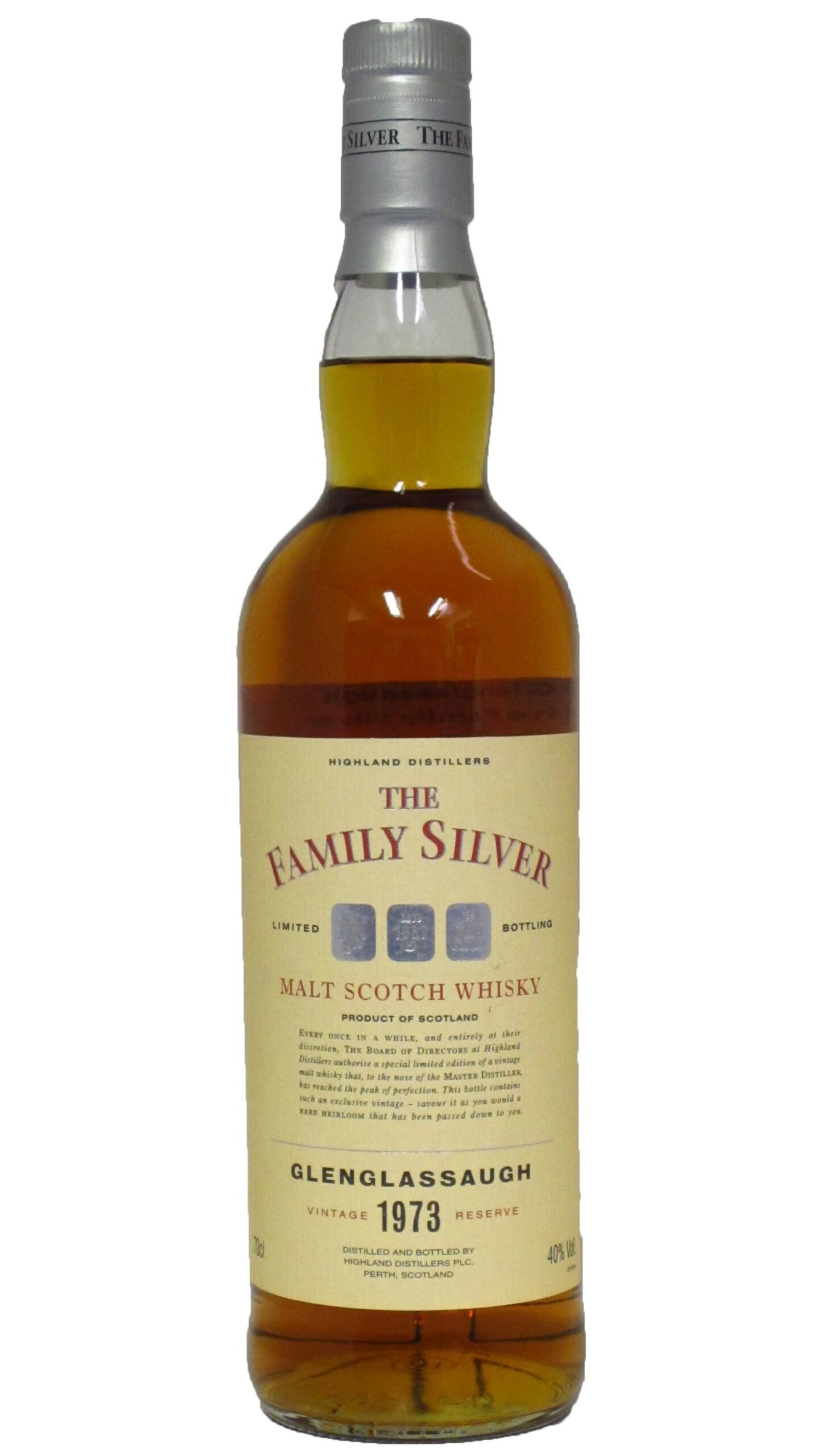 Glenglassaugh The Family Silver Highland Single Malt Scotch Whisky