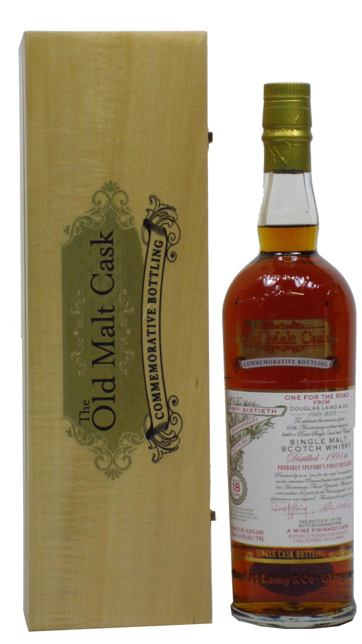 Glenfarclas - Douglas Laing 60th Anniversary 1991 18 year old Whisky