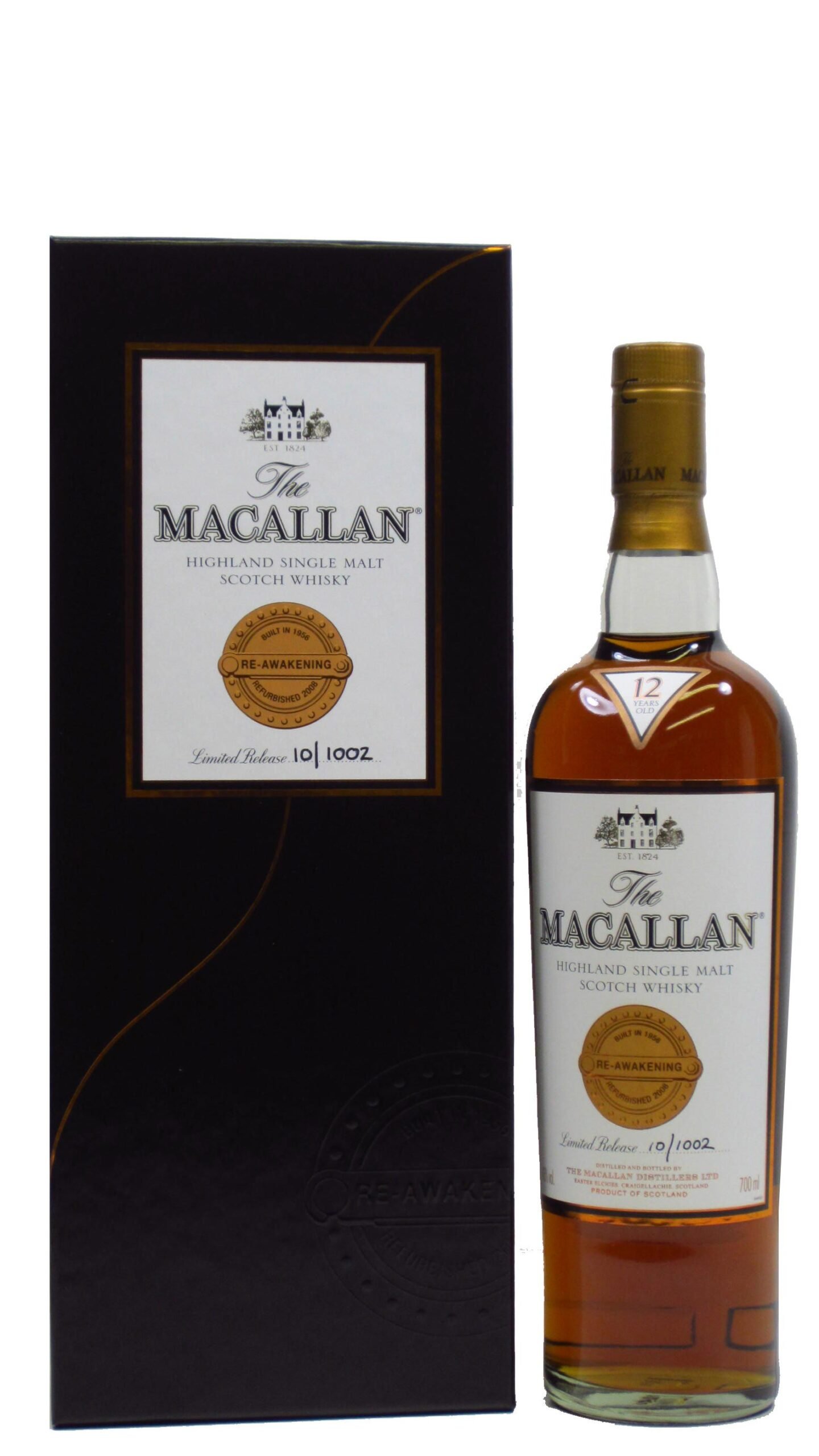 The Macallan - Re-Awakening Limited Release Single Malt Scotch 1996 12 year old Whisky