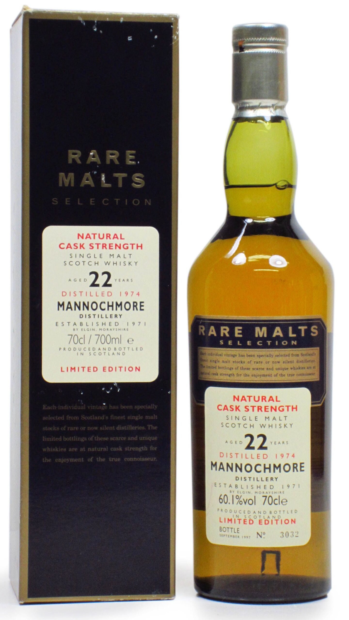 Mannochmore - Rare Malts Selection Single Malt Scotch 1974 22 year old Whisky