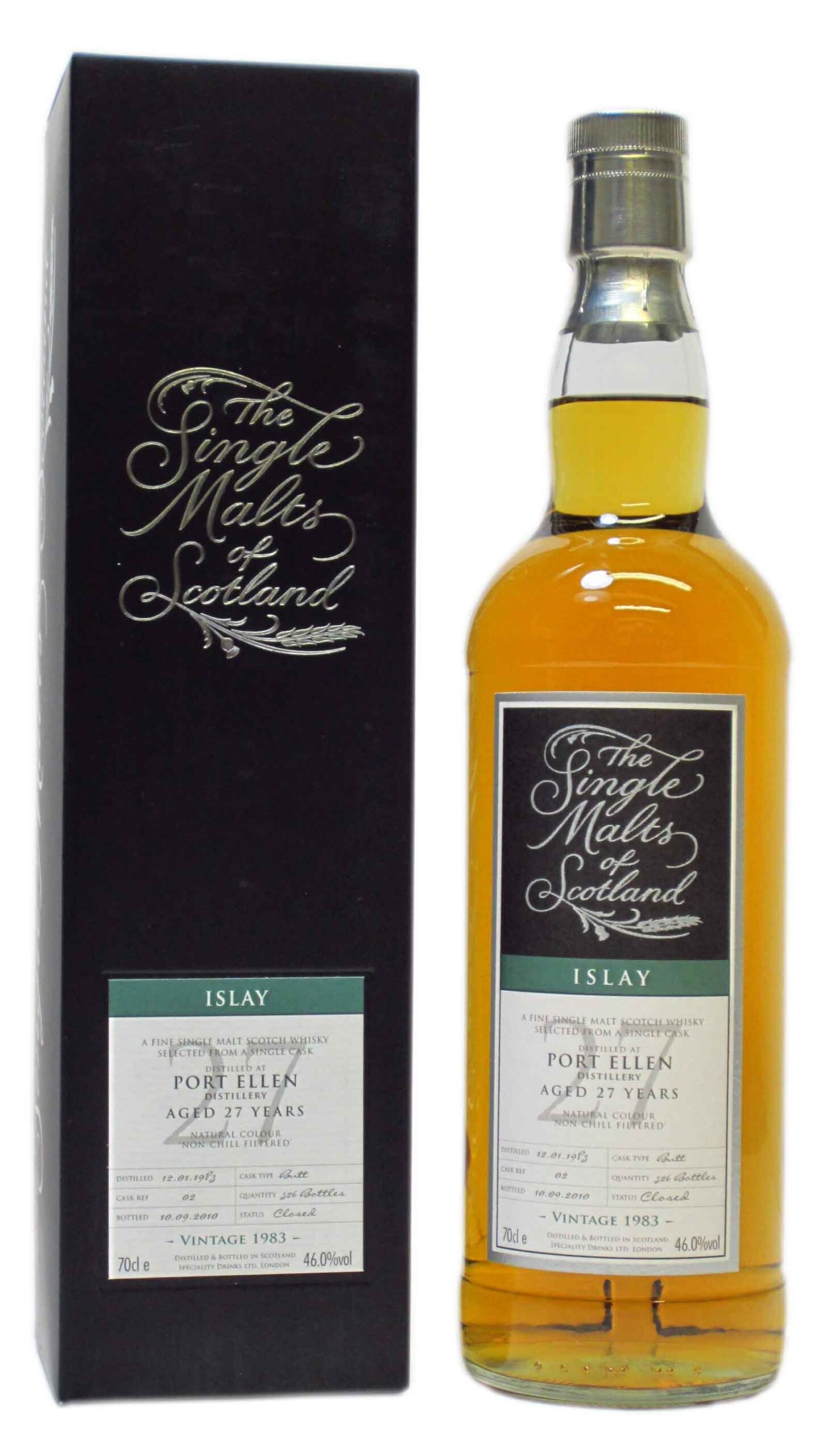Port Ellen (silent) - Single Malts Of Scotland Single Sherry Cask #02 1983 27 year old Whisky
