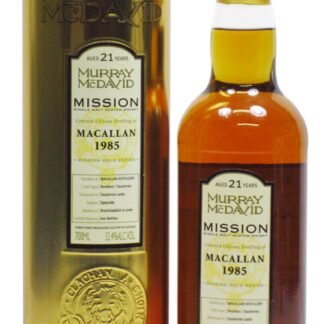 The Macallan - Murray McDavid Mission Gold Series Single Malt Scotch 1985 21 year old Whisky