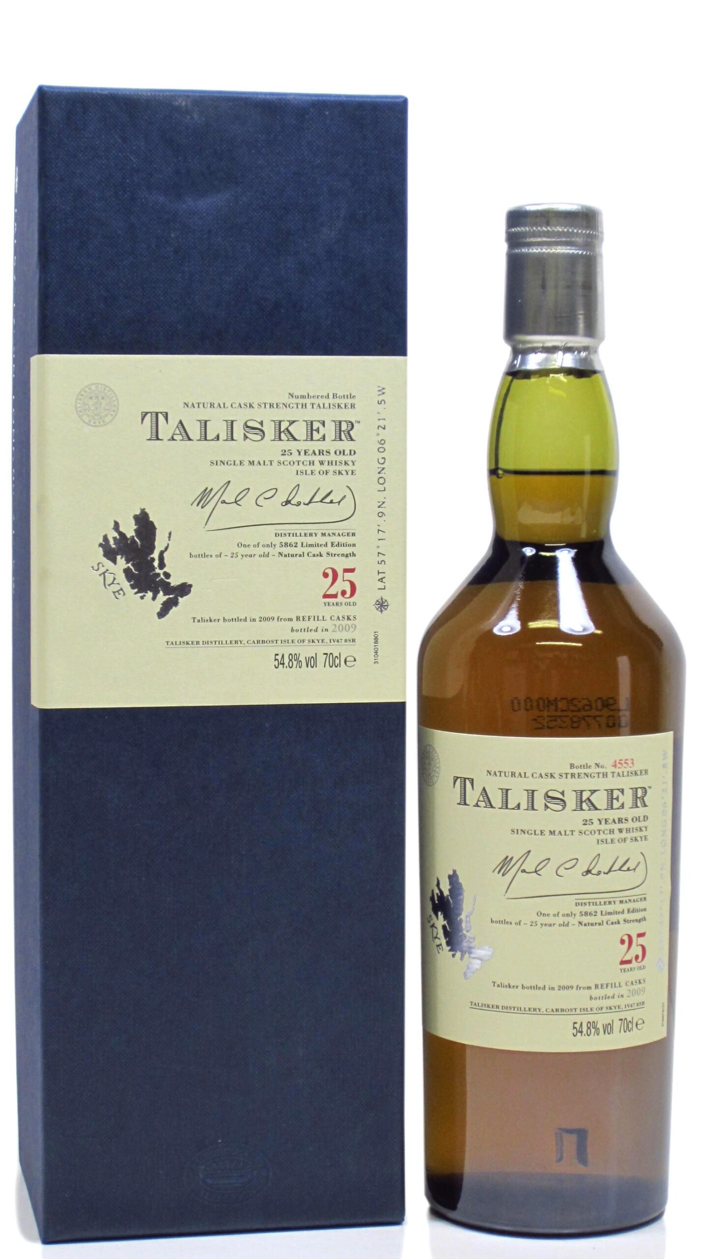 Talisker Natural Cask Strength Single Malt Scotch Whisky
