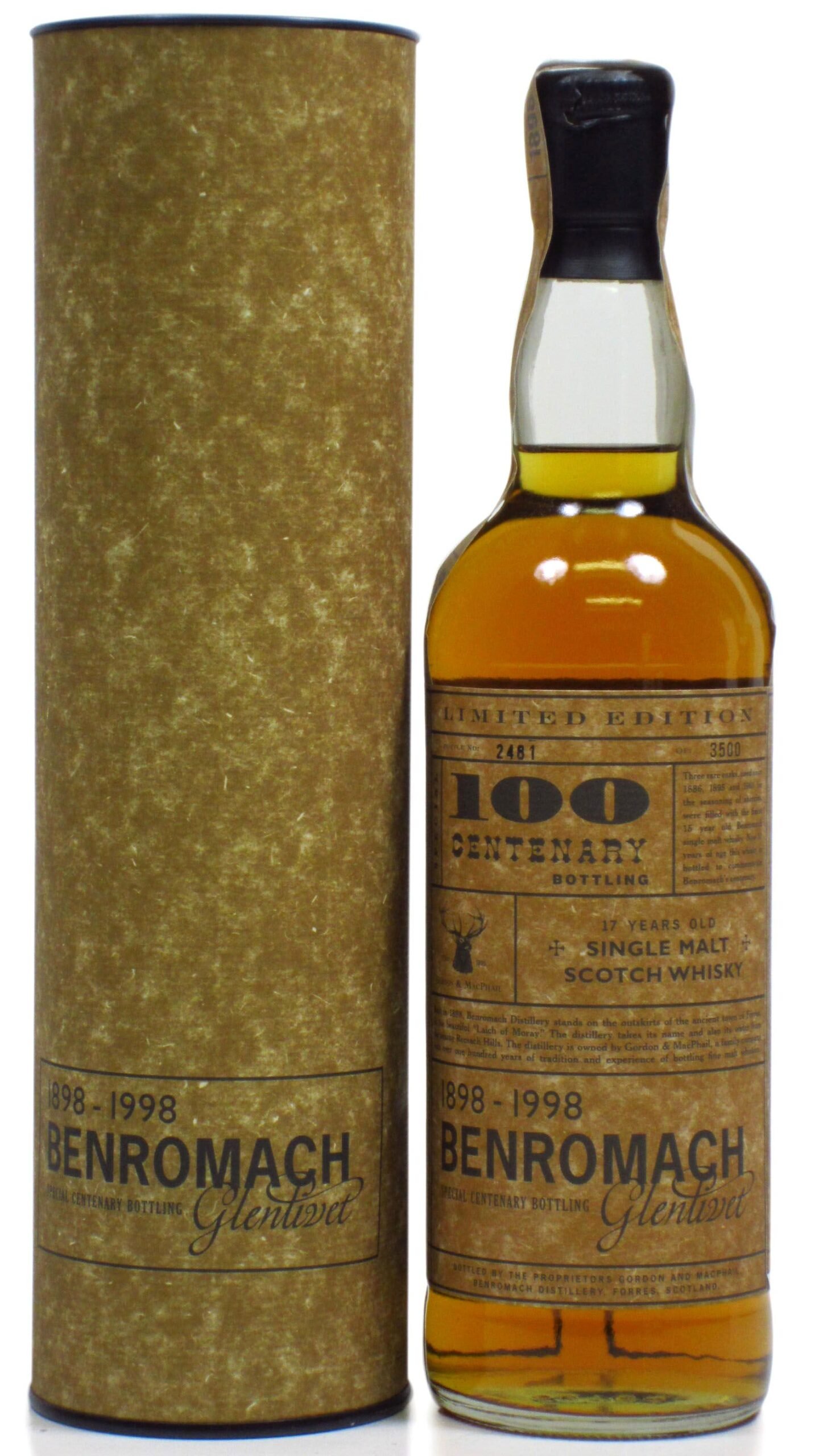 Benromach 100 Centenary Bottling Single Malt Scotch Whisky
