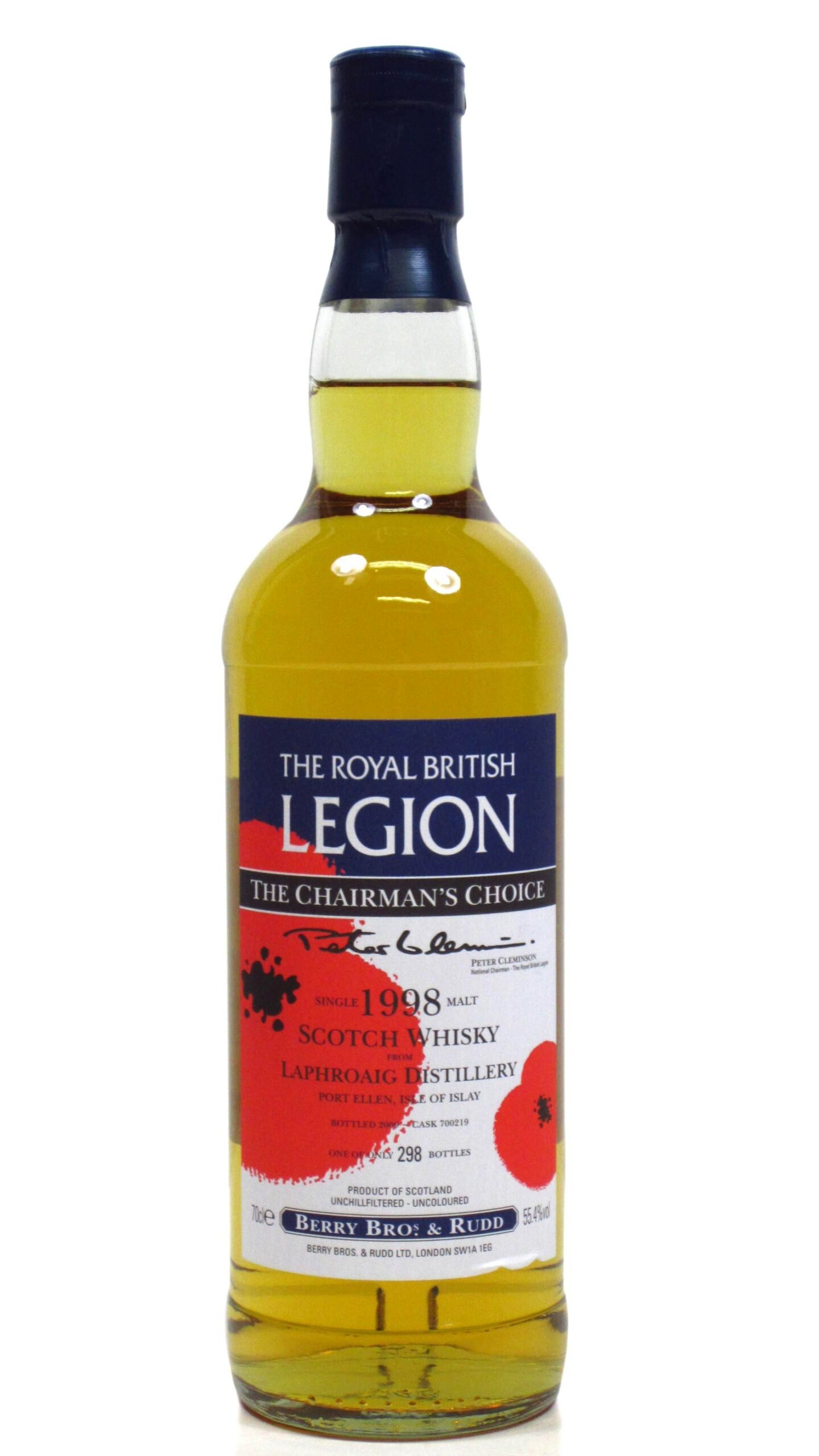 Laphroaig Royal British Legion Chairman's Choice Whisky