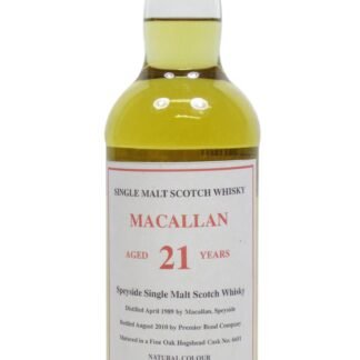 The Macallan - Single Highland Malt 1989 21 year old Whisky