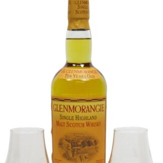Glenmorangie Two Engraved Glasses & Highland Single Malt Whisky