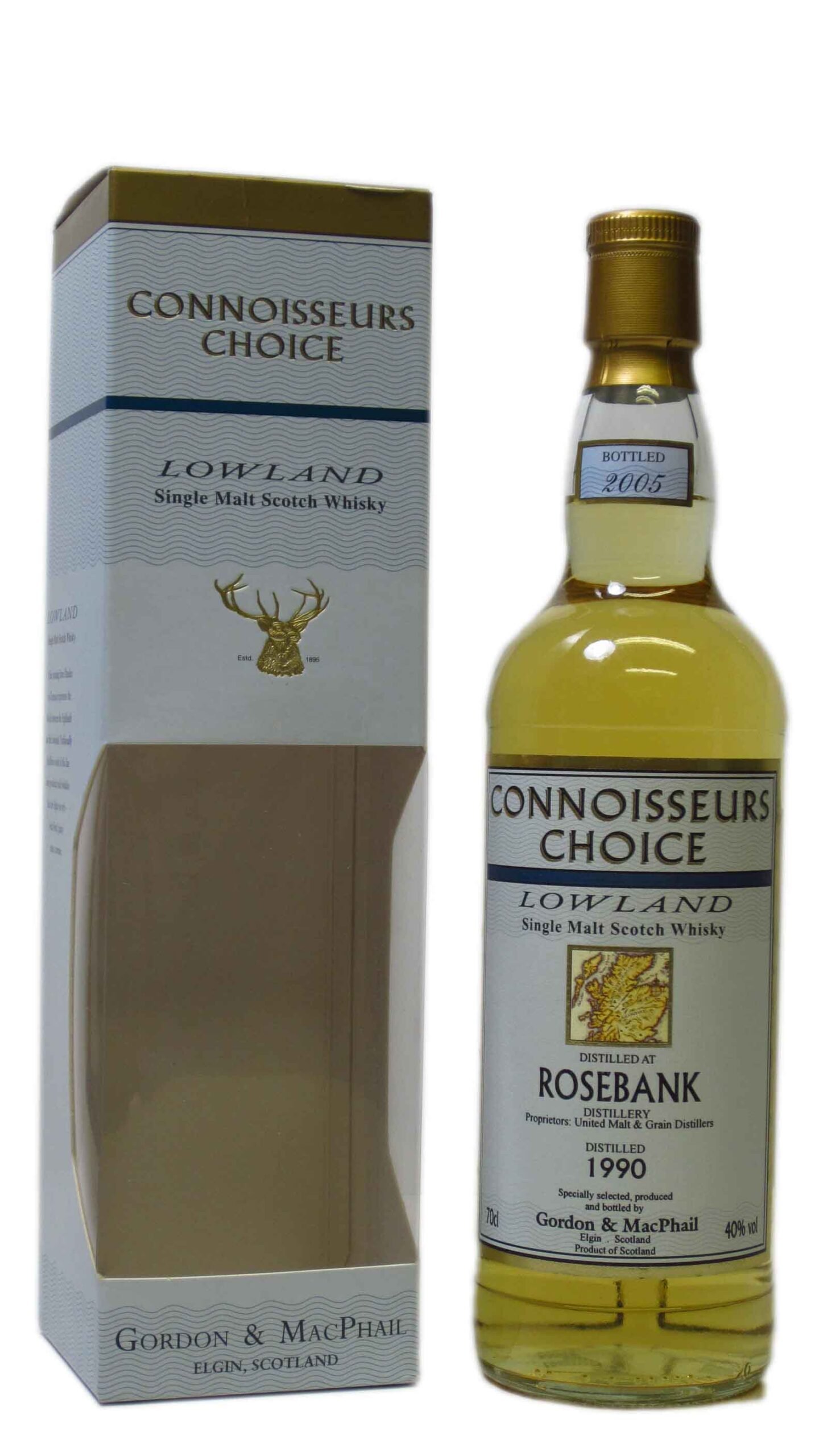 Rosebank (silent) Connoisseurs Choice Single Malt Scotch Whisky