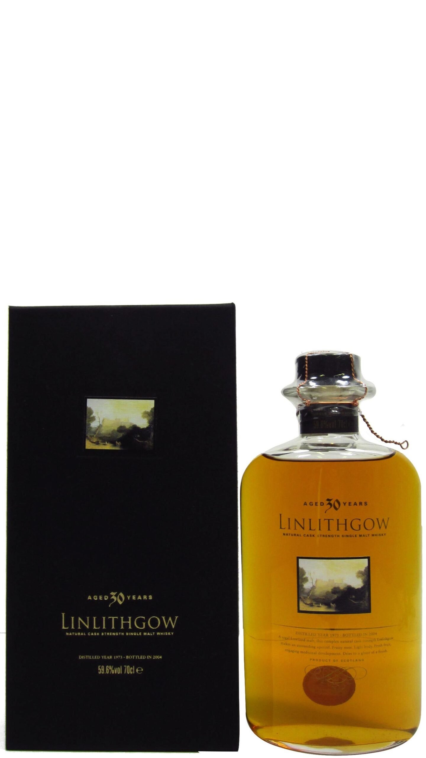 Linlithgow (silent) - Natural Cask Strength Single Malt Scotch 1973 30 year old Whisky