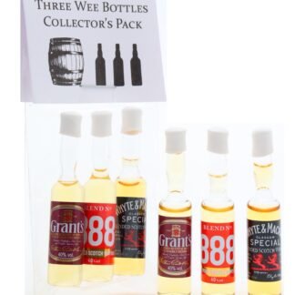 Three Wee Bottles Worlds Smallest Bottle Of Whisky (3 Pack)