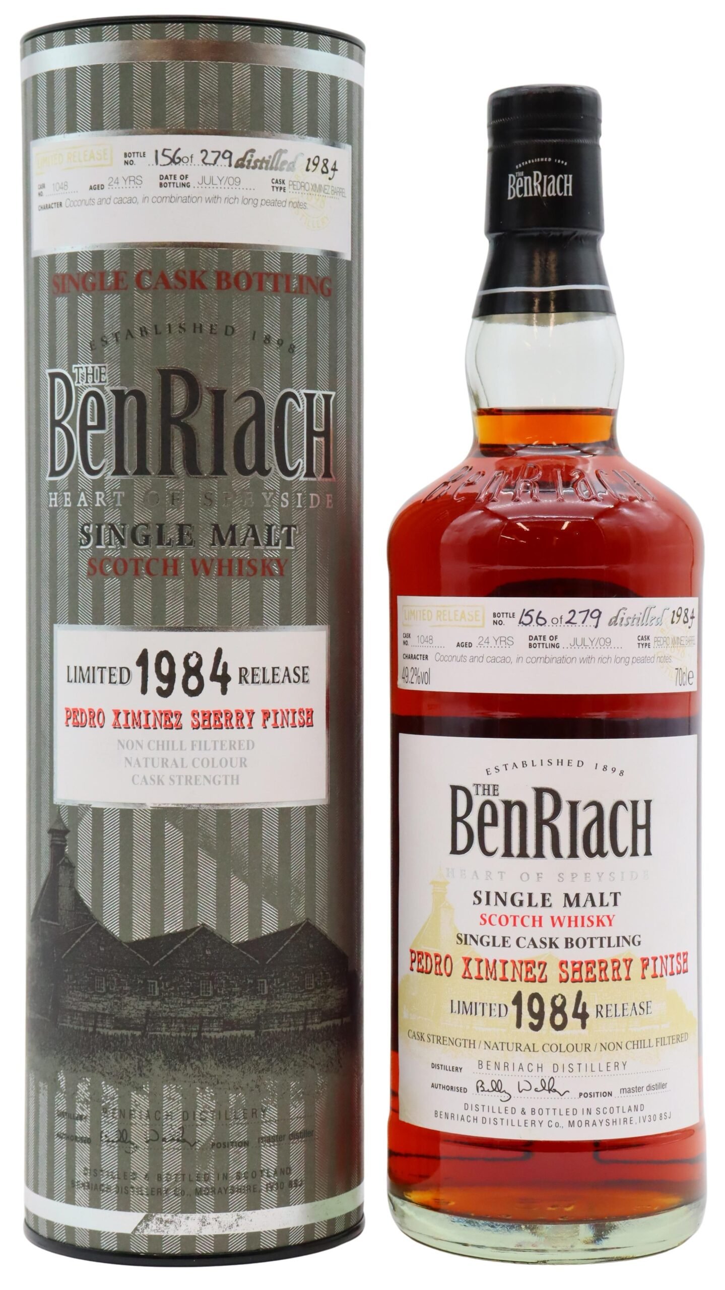 Benriach Single Pedro Ximinez Sherry Cask #1048 Whisky